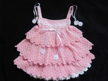 โครเชต์ sundress เปิด