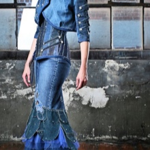 Váy cưới denim