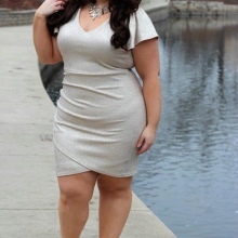 Festive dress-case silver color for full