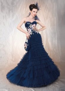 Váy cưới màu xanh