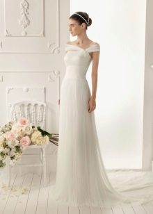Dây đeo trên váy cưới thẳng