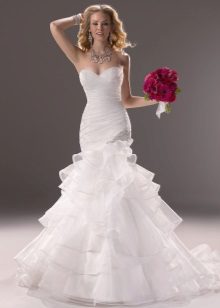 ชุดแต่งงานนางเงือก Organza