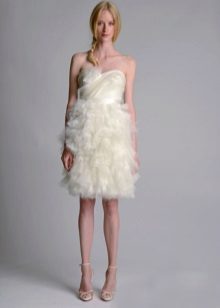 Váy cưới ngắn từ MARCHESA
