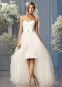 Wedding lace dress with patch one