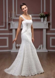ชุดแต่งงานจาก Hadas กับ rhinestones