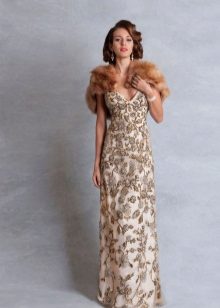 Wedding dress openwork vintage