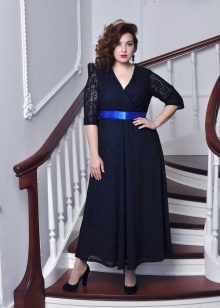 Evening dress for full