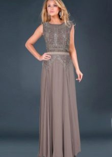 Evening dress in the floor for women 50 years