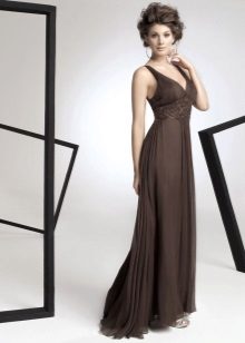 Empire evening dress for the groom's mother