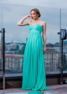 Murang green evening dress