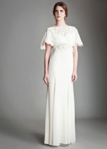 Straight wedding dress closed