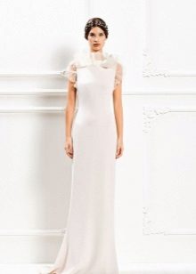 Straight wedding dress closed