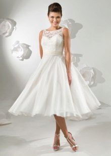Wedding dress short magnificent