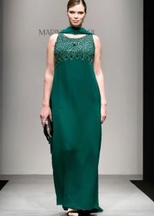 Evening dress elegant for full from Marina Rinaldi green