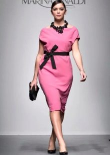 Elegant evening dress for stout from Marina Rinaldi