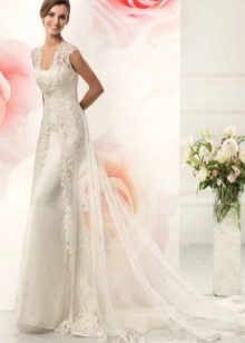 ชุดแต่งงานพร้อมรถไฟจากชุด BRILLIANCE จาก Naviblue Bridal