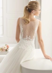 Two by Rosa Clara 2016 ชุดแต่งงานพร้อมลูกไม้เปิดหลัง