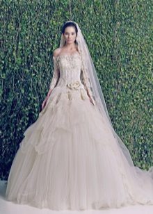 ชุดแต่งงานชีฟอง 2014 โดย Zuhair Murad