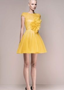 yellow evening dress 2016