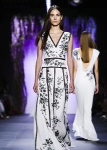 Evening dress from Tadashi Shoji with print 2016