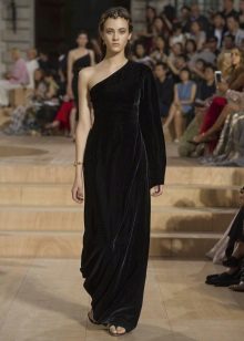 Evening dress velvet 2016
