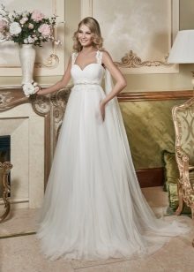 Empire wedding dress by Eva Utkina