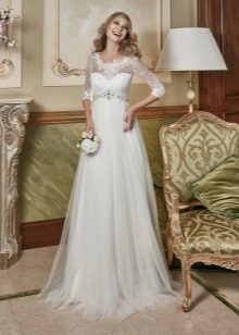 Empire wedding dress by Eva Utkina