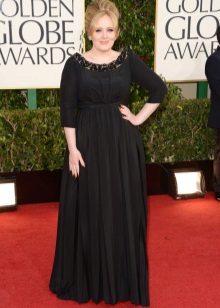Black evening dress for size 56