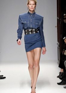Áo sơ mi cắt denim