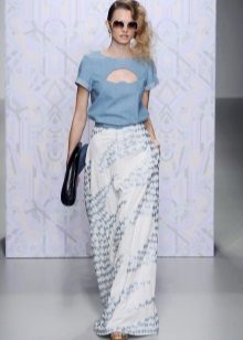 Đầm với denim hàng đầu