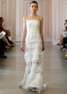 Váy cưới từ Oscar de la Renta theo phong cách gypsy
