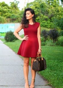 Dress light shade Marsala