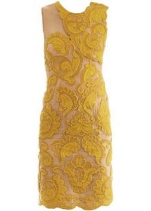 Lace Mustard Dress