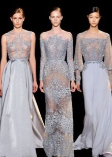Long gray dress