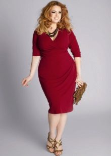 Tight dress for a girl with wide hips