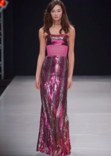 Red disco dress