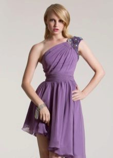 Maikling gown para sa prom