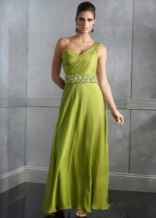 Griyego Salatnese Dress na may Isang Strap