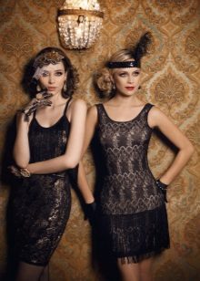Váy đen theo phong cách của Gatsby