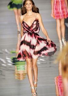 Silk short dress