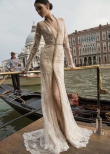 Flesh-colored dress