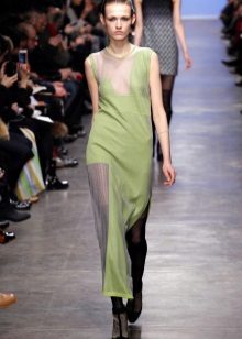 Linden Green dress sa sahig