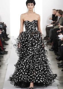 Smock evening dress