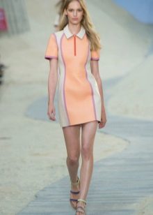 Peach Polo Dress