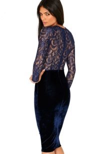 Damit na may lace back midi