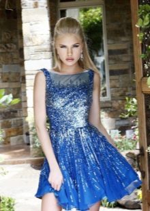 Baby blue dress