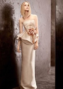 Combat wedding dress with basky