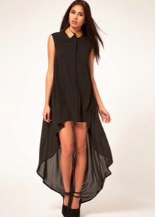 Dress shirt for the figure Slim column