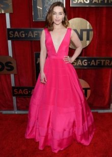 Emilia Clark at Dior sa Screen Actors Guild Awards-2016