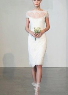 Lace-up shoes for wedding dress
